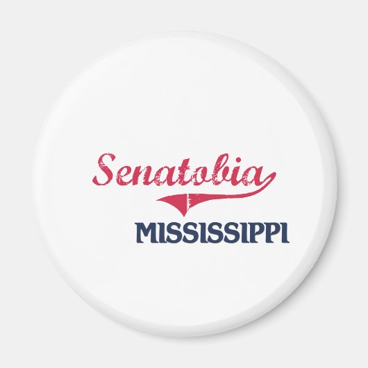 Senatobia Mississippi City Classic Magnet (Vorne)