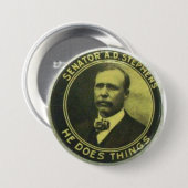 Senator A.D. Stephens - er tut Sachen Button (Vorne & Hinten)