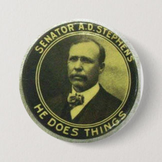Senator A.D. Stephens - er tut Sachen Button