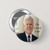 Senator Edward Kennedy Commemorative Button (Vorne & Hinten)