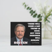 Senator John Hoeven Postkarte (Stehend Vorderseite)