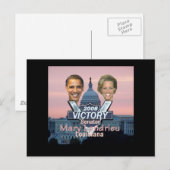 Senator Landrieu Postcard Postkarte (Vorne/Hinten)