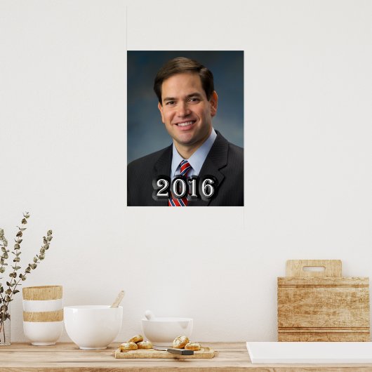 Senator Marco Rubio 2016 Poster (Küche)