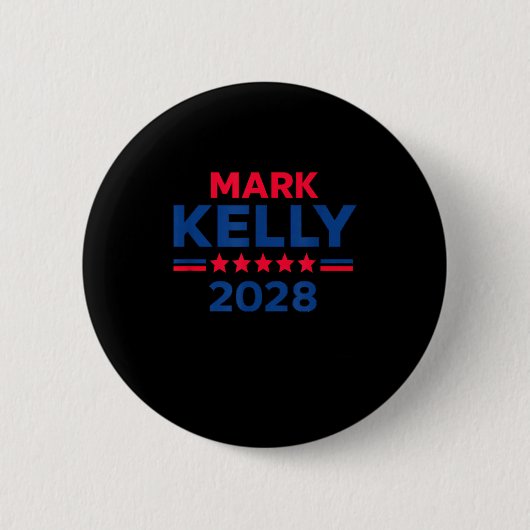 Senator Mark Kelly für Präsident 2028 Kampagne Button (Vorderseite)
