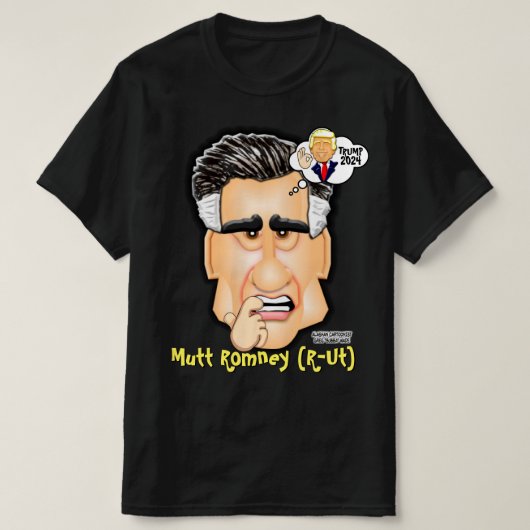 Senator Mitt Romney - Bubbas Toon T-Shirts T - Shi (Design vorne)