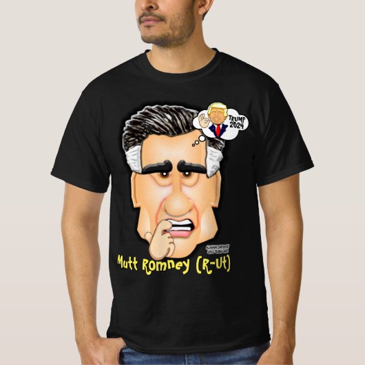 Senator Mitt Romney - Bubbas Toon T-Shirts T - Shi (Vorderseite)