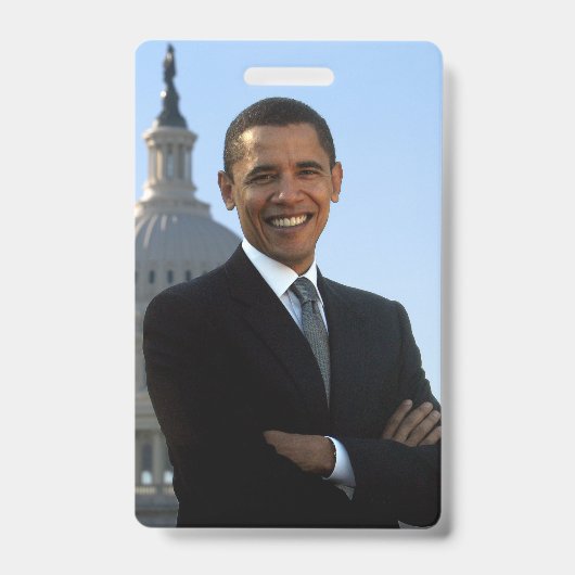 Senator Portrait, amerikanischer Präsident Barack Ausweis (Vorderseite)