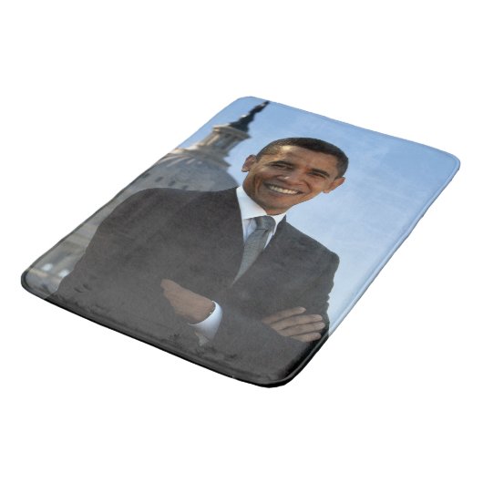 Senator Portrait, amerikanischer Präsident Barack Badematte (Schrägansicht)