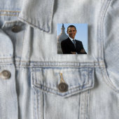 Senator Portrait, amerikanischer Präsident Barack  Button (Beispiel)