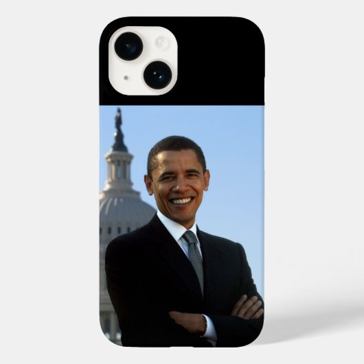Senator Portrait, amerikanischer Präsident Barack  Case-Mate iPhone Hülle (Rückseite)