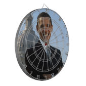 Senator Portrait, amerikanischer Präsident Barack Dartscheibe (Vorderseite Links)