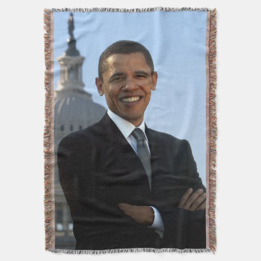 Senator Portrait, amerikanischer Präsident Barack Decke (Vorderseite Vertikal)