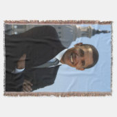 Senator Portrait, amerikanischer Präsident Barack  Decke (Vorderseite)