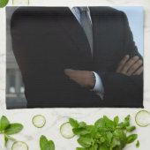 Senator Portrait, amerikanischer Präsident Barack Geschirrtuch (Gefaltet)