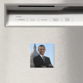 Senator Portrait, amerikanischer Präsident Barack Magnet (In Situ (Geschirrspüler))