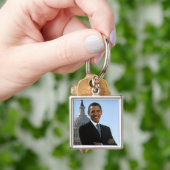 Senator Portrait, amerikanischer Präsident Barack Schlüsselanhänger (Hand)