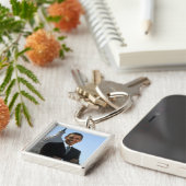 Senator Portrait, amerikanischer Präsident Barack Schlüsselanhänger (Seite)