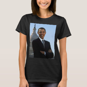 Senator Portrait, amerikanischer Präsident Barack T-Shirt