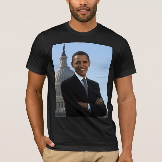 Senator Portrait, amerikanischer Präsident Barack T-Shirt (Vorderseite)