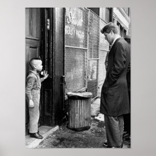 Senator Robert Kennedy spricht über Bildung Poster