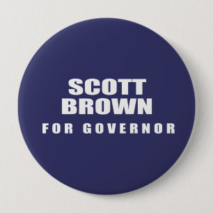 SENATOR SCOTT BROWN BUTTON