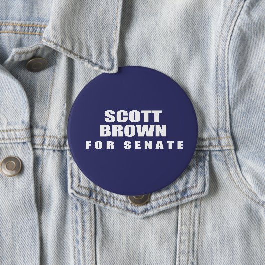 SENATOR SCOTT BROWN BUTTON (Beispiel)
