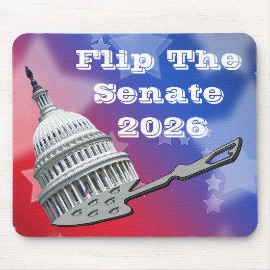 Senatsabstimmung 2026 umdrehen mousepad (Vorne)