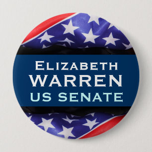 Senatskampagne-Knopf Elizabeth WAREN US Button