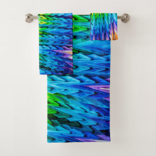 Senbazuru oder eintausend Origami-Krane Badhandtuch Set