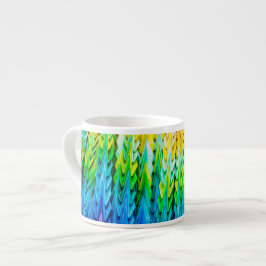 Senbazuru oder eintausend Origami-Krane Espressotasse