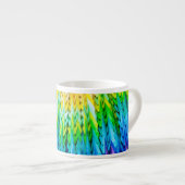 Senbazuru oder eintausend Origami-Krane Espressotasse (Vorderseite Rechts)