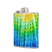 Senbazuru oder eintausend Origami-Krane Flachmann (Links)