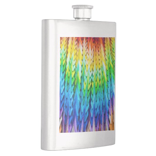 Senbazuru oder eintausend Origami-Krane Flachmann (Rechts)