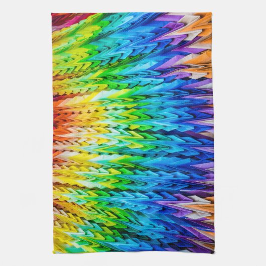 Senbazuru oder eintausend Origami-Krane Geschirrtuch (Vertikal)