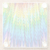 Senbazuru oder eintausend Origami-Krane Glasuntersetzer (Rückseite)