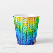 Senbazuru oder eintausend Origami-Krane Milchtasse (Vorderseite)