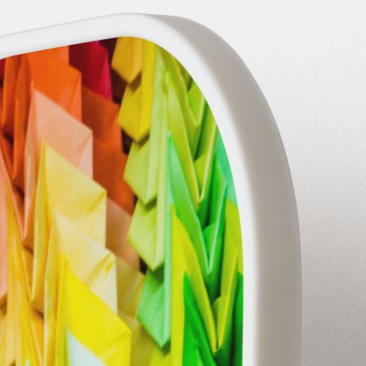 Senbazuru oder eintausend Origami-Krane Pickleball Schläger (Linke Seite)