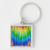 Senbazuru oder eintausend Origami-Krane Schlüsselanhänger (Vorne)