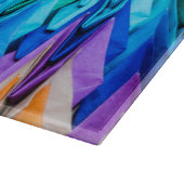 Senbazuru oder eintausend Origami-Krane Schneidebrett (Ecke)