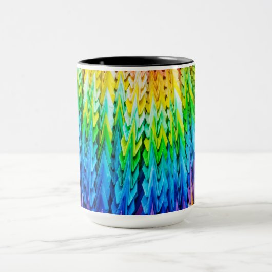 Senbazuru oder eintausend Origami-Krane Tasse (Zentrum)