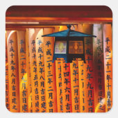 Senbon Torii, Fushimi Inari Shrine Quadratischer Aufkleber (Vorderseite)