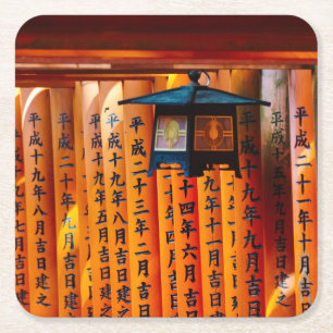 Senbon Torii, Fushimi Inari Shrine Rechteckiger Pappuntersetzer