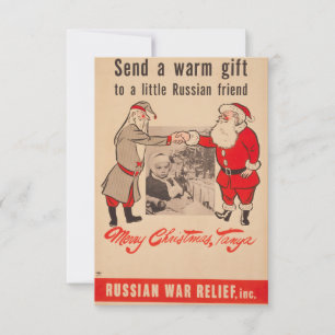 Send A Warm Gift To A Little Russian Friend -Russi Einladung