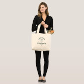 Send Coffee or Rapture Me – Funny Christian Coffee Jumbo Stoffbeutel (Vorderseite (Model))
