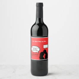 Send Flirty Vibes with Custom Wine Labels! Weinetikett