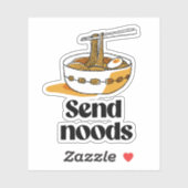Send Noods Aufkleber (Blatt)