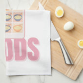 Send Noods Pink Noodle Camera Roll Illustration Geschirrtuch (Viertel Falte)