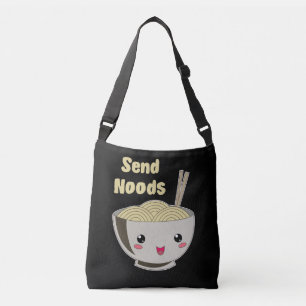 Send Noods Vintage Ramen Japanese Noodle Soup Tragetaschen Mit Langen Trägern