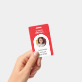 SEND Student Support Pass Photo Info Badge Ausweis (Handheld)