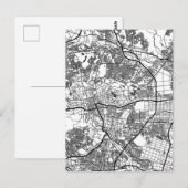 Sendai Japan City Map Postkarte (Vorne/Hinten)